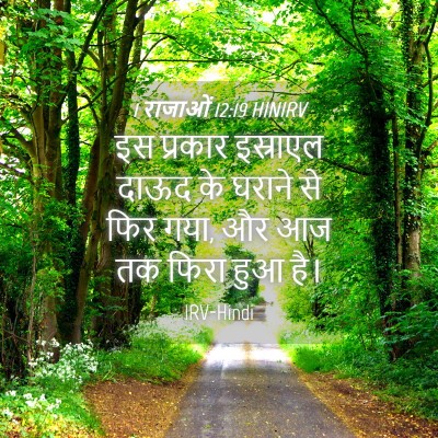 Picture 04 - 1 राजाओं 12:19 HINIRV - इस प्रकार इस्राएल - Bible Verse Picture