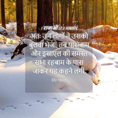 Picture 04 - 1 राजाओं 12:3 HINIRV - अतः उन लोगों ने - Bible Verse Picture