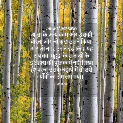 Picture 04 - 1 राजाओं 15:23 HINIRV - आसा के अन्य काम और - Bible Verse Picture