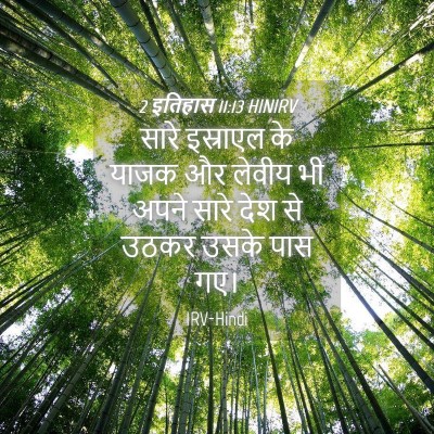 Picture 04 - 2 इतिहास 11:13 HINIRV - सारे इस्राएल के - Bible Verse Picture