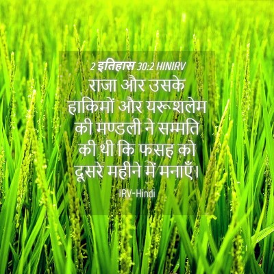 Picture 04 - 2 इतिहास 30:2 HINIRV - राजा और उसके - Bible Verse Picture