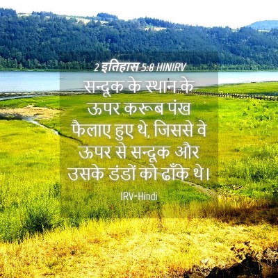 Picture 04 - 2 इतिहास 5:8 HINIRV - सन्दूक के स्थान के - Bible Verse Picture