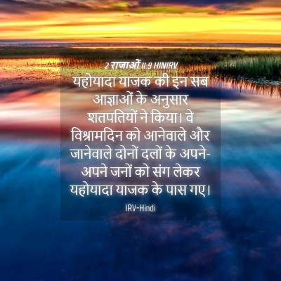 Picture 04 - 2 राजाओं 11:9 HINIRV - यहोयादा याजक की इन - Bible Verse Picture