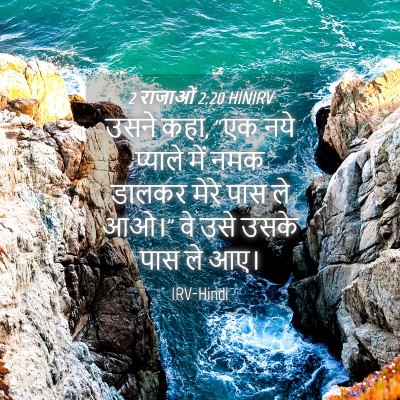 Picture 04 - 2 राजाओं 2:20 HINIRV - उसने कहा, “एक नये - Bible Verse Picture