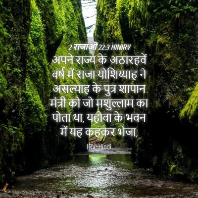 Picture 04 - 2 राजाओं 22:3 HINIRV - अपने राज्य के - Bible Verse Picture