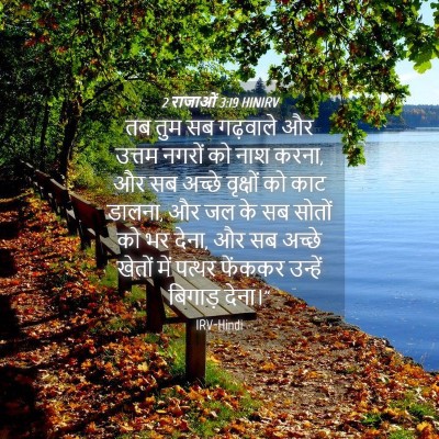 Picture 04 - 2 राजाओं 3:19 HINIRV - तब तुम सब गढ़वाले - Bible Verse Picture