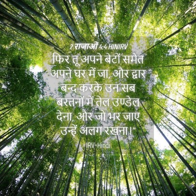 Picture 04 - 2 राजाओं 4:4 HINIRV - फिर तू अपने बेटों - Bible Verse Picture