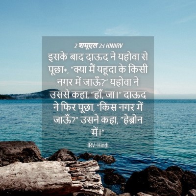 Picture 04 - 2 शमूएल 2:1 HINIRV - इसके बाद दाऊद ने - Bible Verse Picture
