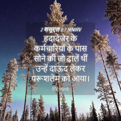 Picture 04 - 2 शमूएल 8:7 HINIRV - हदादेजेर के - Bible Verse Picture