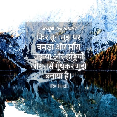Picture 04 - अय्यूब 10:11 HINIRV - फिर तूने मुझ पर - Bible Verse Picture