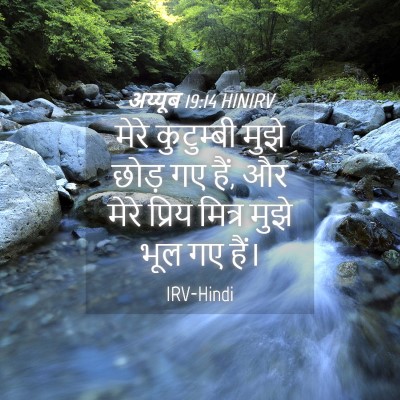 Picture 04 - अय्यूब 19:14 HINIRV - मेरे कुटुम्बी - Bible Verse Picture
