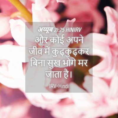 Picture 04 - अय्यूब 21:25 HINIRV - और कोई अपने जीव में - Bible Verse Picture