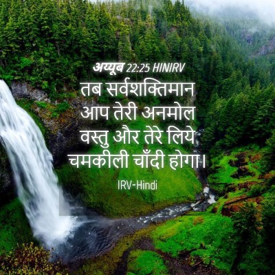 Picture 04 - अय्यूब 22:25 HINIRV - तब सर्वशक्तिमान - Bible Verse Picture