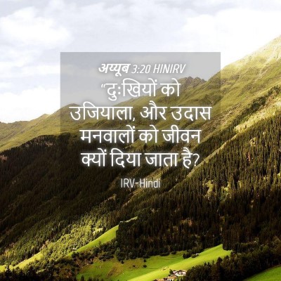 Picture 04 - अय्यूब 3:20 HINIRV - “दुःखियों को - Bible Verse Picture