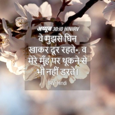 Picture 04 - अय्यूब 30:10 HINIRV - वे मुझसे घिन खाकर - Bible Verse Picture