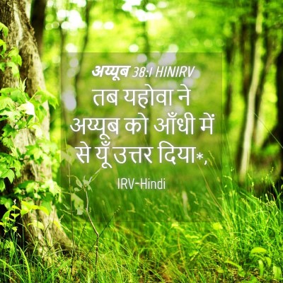 Picture 04 - अय्यूब 38:1 HINIRV - तब यहोवा ने अय्यूब - Bible Verse Picture