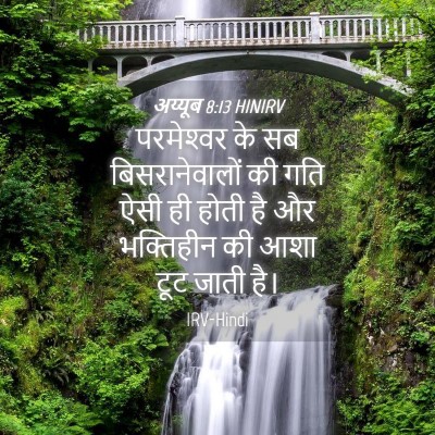 Picture 04 - अय्यूब 8:13 HINIRV - परमेश्‍वर के सब - Bible Verse Picture
