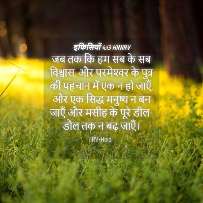 Picture 04 - इफिसियों 4:13 HINIRV - जब तक कि हम सब के सब - Bible Verse Picture