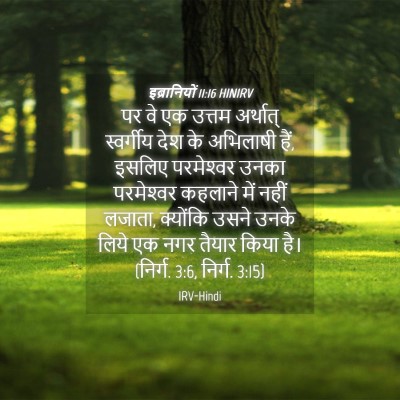 Picture 04 - इब्रानियों 11:16 HINIRV - पर वे एक उत्तम - Bible Verse Picture