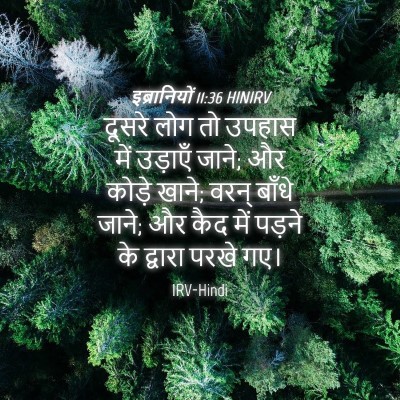 Picture 04 - इब्रानियों 11:36 HINIRV - दूसरे लोग तो उपहास - Bible Verse Picture