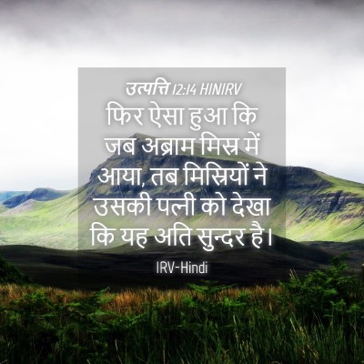 Picture 04 - उत्पत्ति 12:14 HINIRV - फिर ऐसा हुआ कि जब - Bible Verse Picture