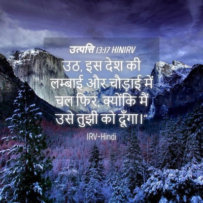 Picture 04 - उत्पत्ति 13:17 HINIRV - उठ, इस देश की - Bible Verse Picture