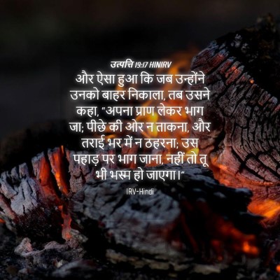 Picture 04 - उत्पत्ति 19:17 HINIRV - और ऐसा हुआ कि जब - Bible Verse Picture