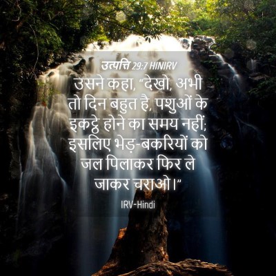 Picture 04 - उत्पत्ति 29:7 HINIRV - उसने कहा, “देखो, - Bible Verse Picture