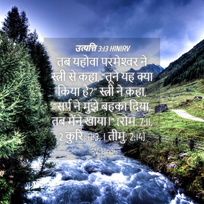 Picture 04 - उत्पत्ति 3:13 HINIRV - तब यहोवा - Bible Verse Picture