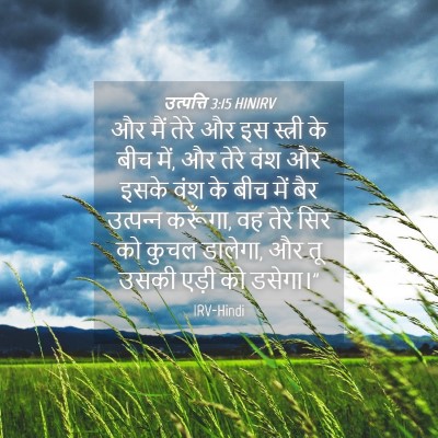 Picture 04 - उत्पत्ति 3:15 HINIRV - और मैं तेरे और इस - Bible Verse Picture