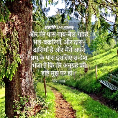 Picture 04 - उत्पत्ति 32:5 HINIRV - और मेरे पास - Bible Verse Picture