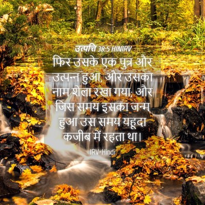 Picture 04 - उत्पत्ति 38:5 HINIRV - फिर उसके एक पुत्र - Bible Verse Picture