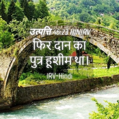 Picture 04 - उत्पत्ति 46:23 HINIRV - फिर दान का पुत्र - Bible Verse Picture