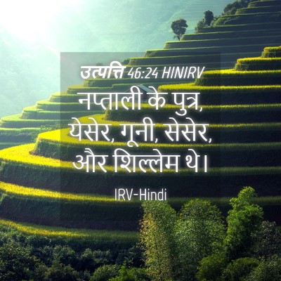 Picture 04 - उत्पत्ति 46:24 HINIRV - नप्ताली के पुत्र, - Bible Verse Picture
