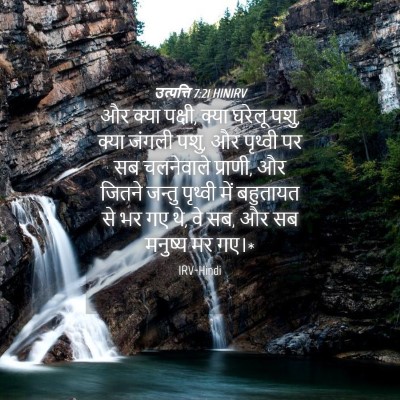 Picture 04 - उत्पत्ति 7:21 HINIRV - और क्या पक्षी, क्या - Bible Verse Picture