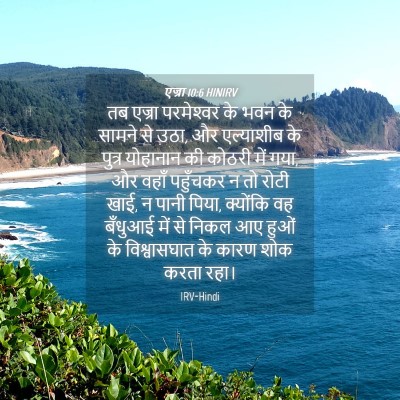 Picture 04 - एज्रा 10:6 HINIRV - तब एज्रा - Bible Verse Picture