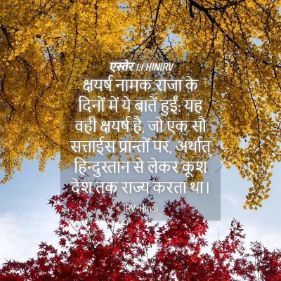 Picture 04 - एस्तेर 1:1 HINIRV - क्षयर्ष नामक राजा - Bible Verse Picture