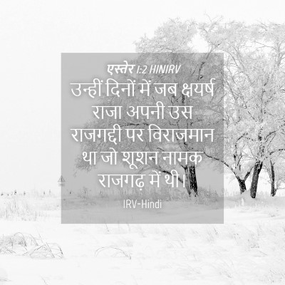 Picture 04 - एस्तेर 1:2 HINIRV - उन्हीं दिनों में - Bible Verse Picture