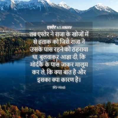 Picture 04 - एस्तेर 4:5 HINIRV - तब एस्तेर ने राजा - Bible Verse Picture