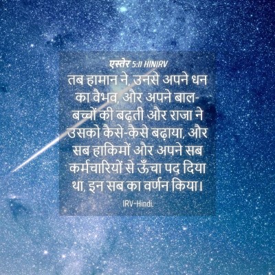 Picture 04 - एस्तेर 5:11 HINIRV - तब हामान ने, उनसे - Bible Verse Picture