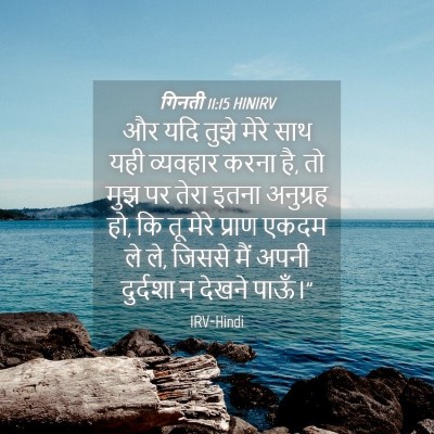 Picture 04 - गिनती 11:15 HINIRV - और यदि तुझे मेरे - Bible Verse Picture