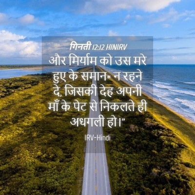 Picture 04 - गिनती 12:12 HINIRV - और मिर्याम को उस - Bible Verse Picture