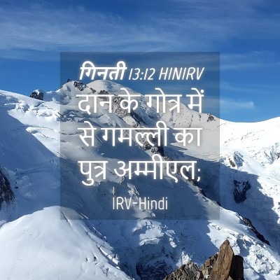 Picture 04 - गिनती 13:12 HINIRV - दान के गोत्र में से - Bible Verse Picture