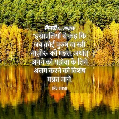 Picture 04 - गिनती 6:2 HINIRV - “इस्राएलियों से - Bible Verse Picture