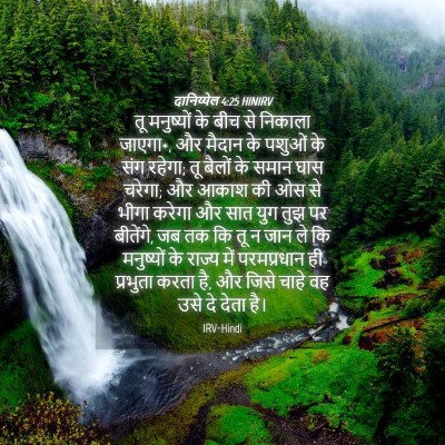 Picture 04 - दानिय्येल 4:25 HINIRV - तू मनुष्यों के बीच - Bible Verse Picture