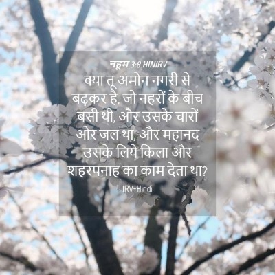 Picture 04 - नहूम 3:8 HINIRV - क्या तू अमोन नगरी - Bible Verse Picture