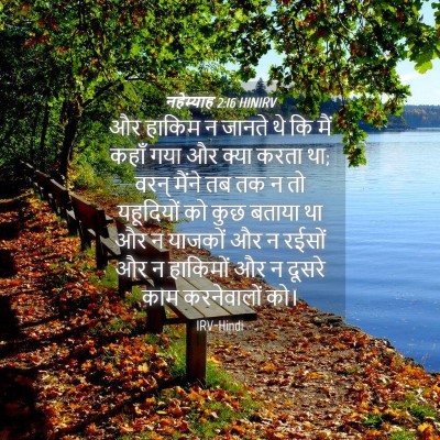 Picture 04 - नहेम्याह 2:16 HINIRV - और हाकिम न जानते थे - Bible Verse Picture