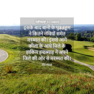 Picture 04 - नहेम्याह 3:17 HINIRV - इसके बाद बानी के - Bible Verse Picture