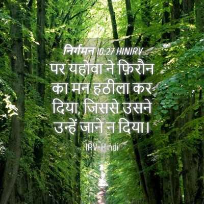 Picture 04 - निर्गमन 10:27 HINIRV - पर यहोवा ने फ़िरौन - Bible Verse Picture