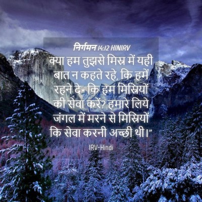 Picture 04 - निर्गमन 14:12 HINIRV - क्या हम तुझसे - Bible Verse Picture